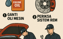 Panduan service berkala mobil honda