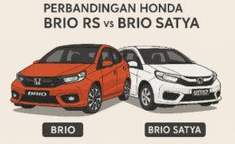 Perbandingan Honda Brio RS dan satya