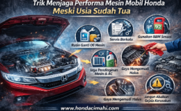 trik menjaga mesin mobil honda